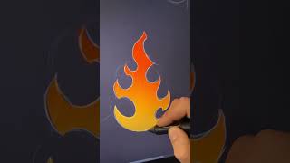 How to paint fire  digital art  digital coloring tutorial [upl. by Yznyl831]