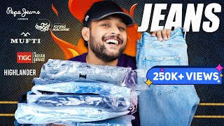 🔥 5 BEST MYNTRA JEANSDENIMPANTS FOR MEN 🔥 BootcutRegularSlim Fit Jeans Haul 2023  ONE CHANCE [upl. by Paradies]