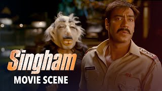 Ajay Devgn Apologizes To Kajal For Unknowingly Slapping Her  Singham  Movie Scene  Rohit Shetty [upl. by Garcia]