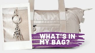 Kipling Basic Plus Art Mini Metallic Glow  Whats in my bag 2022 [upl. by Anerol310]