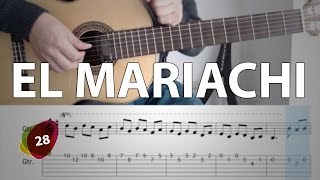 El Mariachi  Tutorial Tabs  SOLO 28 Mauro Martinez [upl. by Enilorak]