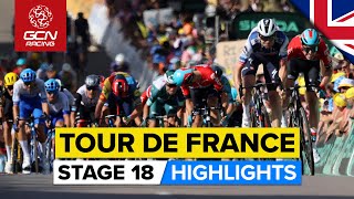 Battle Of The Breakaway  Tour De France 2023 Highlights  Stage 18 [upl. by Nadnarb]