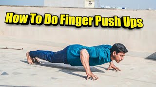 How To Do Finger Push Ups Tips for Armwrestling  Grip Strength Increase For Armwrestling by sachin [upl. by Kissee68]