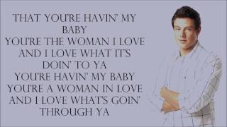 Glee 1x10  Youre Having My Baby with lyrics [upl. by Ahsil]