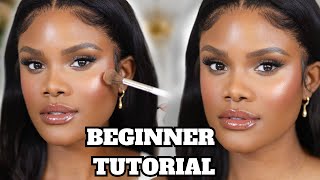 Natural Glam Makeup Tutorial for Beginners [upl. by Omland]