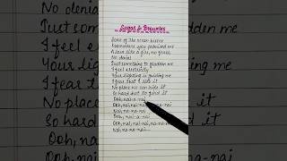 DHARIA  Sugar amp Brownies🩷 Lyrics song lyrics viralshorts shorts [upl. by Arlan374]