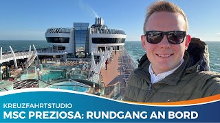 Das sind die Highlights der MSC Preziosa im Rundgang [upl. by Conti]