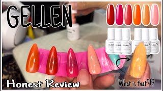 GELLEN nail polish  BRUTALLY HONEST REVIEW [upl. by Yrellav]