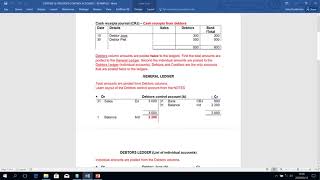 Debtors amp Creditors Control Accounts explained [upl. by Chemar]