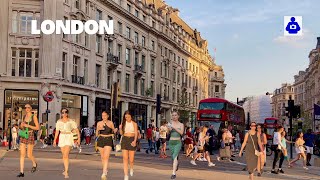 London Walk 🇬🇧 OXFORD Street Regent Street to Piccadilly Circus  Central London Walking Tour [upl. by Ellwood]