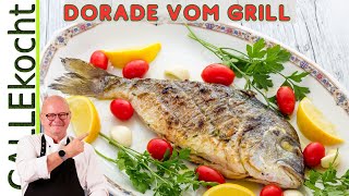 Knusprige Dorade vom Grill So wird Dein Fisch perfekt gegrillt [upl. by Sunda]