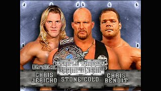 Story of Stone Cold vs Chris Jericho vs Chris Benoit  King Of The Ring 2001 [upl. by Chambers]