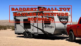 Small toy hauler TONS of space for TOYS ATTITUDE 20FBGLE the most room for side by sides IMO [upl. by Yltneb]