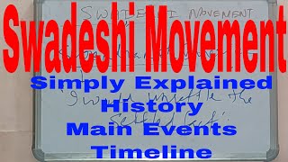 Swadeshi MovementWhat is Swadeshi MovementHistory of Swadeshi MovementSwadeshi Andolan [upl. by Anwahsed]