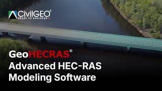 Simplify HECRAS Modeling with GeoHECRAS  CivilGEO [upl. by Acimahs]