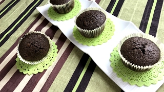 Cupcake chocolat كاب كيك بالشوكولاتة سهل وسريع [upl. by Reinold]