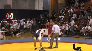 Final Match of American Wrestler Justin Ruiz at the Jacob Curby Cup 2012 [upl. by Kakalina]