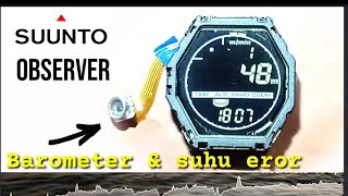 suunto observerservice repair Altimeter suhu Barometer eror [upl. by Nailuj463]