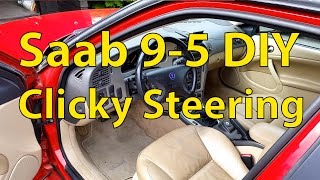 Saab 95 DIY Fixing a Clicky Steering Wheel  Trionic Seven [upl. by Sorensen]