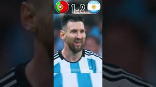 Rare Moments In Football  Portugal VS Argentina Imaginary World Cup Final  ronaldo vs messi [upl. by Ventre678]