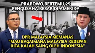 PRABOWO MAMPU TAKLUKAN AMERIKA❗ MALAYSIA TAK PERCAYA KERJA NYATA UNTUK RAKYAT BUKAN OMONOMON [upl. by Llerdnod]