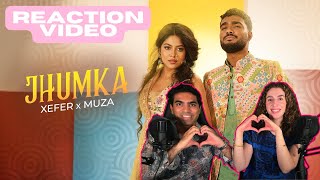 Foreigners React to Xefer x Muza  Jhumka Official Music Video [upl. by Aseretairam350]