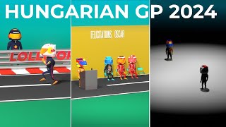 Hungarian GP 2024  Highlights  Formula 1 Comedy [upl. by Ahsa673]