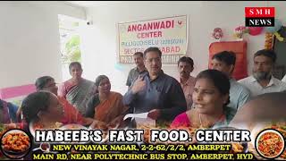 INAUGURATION OF ANGANWADI CENTRE AT 2BHK PILIGUDSHALU HOUSING COLONY IN KURMAGUDA SAIDABAD [upl. by Jenette846]