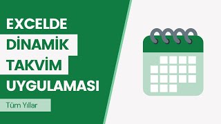 Excelde YILLIK TAVİM Uygulaması TÜM YILLAR  RESMİ TATİL amp ÖZEL GÜNLER RENKLENDİRİLMİŞ [upl. by Ayet]