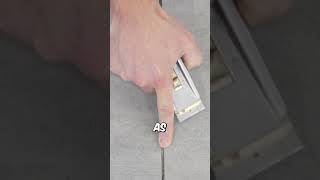 How To Remove Thin Set Mortar From Grout Joints EASY shorts tile diy [upl. by Ilojna]