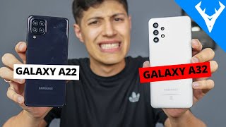 GALAXY A22 vs GALAXY A32  QUAL MELHOR para você Comparativo [upl. by Eledoya630]