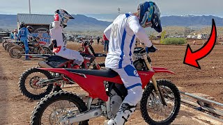 First Time Racing Stark Varg 80 HP Dirt Bike [upl. by Behl835]