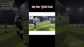 My Hat trick goal  football shortvideo shorts shortshortsvideomessi reelsnagpurijharkhand [upl. by Noivert887]