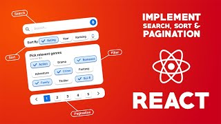 Implement Search Sort Filter and Pagination in React JS with MERN Project  Node JS  MongoDB [upl. by Chessy333]