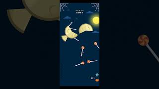 HIT KNIFE  What a Hard Boss 🎃 game mobilegame simplegames puzzlegame gaming colorful action [upl. by Eudocia910]