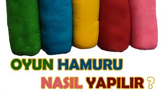 Oyun Hamuru Nasıl Yapılır  Homemade Play Doh Recipe [upl. by Ingham315]