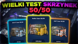 WIELKI TEST SKRZYNEK 5050 na CSGOSKINS [upl. by Omland]