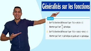 généralités sur les fonctions numérique 1bac exercices corrigés  la fonction périodique exercice [upl. by Enamrahs]