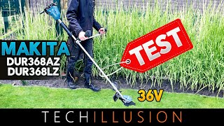 🔥EXTREMETEST The POWERFUL 36V Cordless Brush Cutter DUR368 by MAKITA in test😱 DUR368AZ  DUR368LZ [upl. by Lenni41]