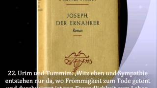 Dieter Hattrup liest Thomas Mann ‚Joseph und seine Brüder IV Joseph der Ernährer  22 [upl. by Hamforrd]