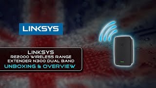 Linksys N300 Wireless N Range Extender RE2000 Unboxing amp Overview [upl. by Morty373]