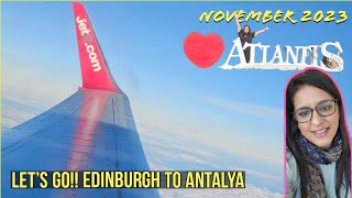 Lets fly away to Antalya Turkey  Limak Atlantis Hotel Belek  November 23 [upl. by Enyad]