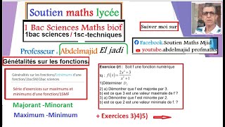 Généralités sur les fonctions 1bacSMMonotonie de la composée de deux fonctions gof1bac sciences [upl. by Merriam5]