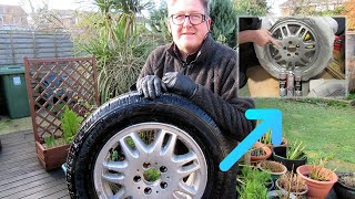 How to refurbish and repaint carvan alloy wheels at home DIY guide [upl. by Dichy]