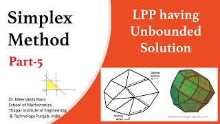 Simplex Method Part 5 LPP having Unbounded Solution [upl. by Notsob412]