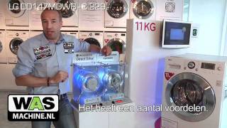 LG wasmachine DD147MDWB review en unboxing [upl. by Nyrmak522]