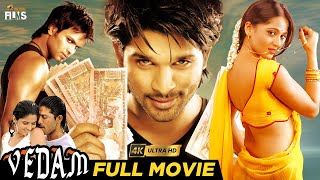 Vedam Latest Full Movie 4K  Allu Arjun  Anushka  Manchu Manoj  Kannada  Mango Indian Films [upl. by Eikcuhc]