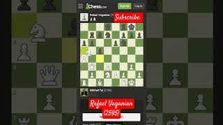 Mikhail tal vs Rafael Vaganian🤪🤪🤪music chessmusic chessgrandmaster chessgame [upl. by Kathi]