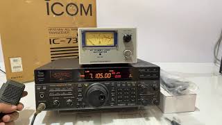 Icom IC736 HF50MHz 140W Open Duzbuk [upl. by Margo]