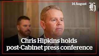 Chris Hipkins holds postCabinet press conference  nzheraldconz [upl. by Eseila]